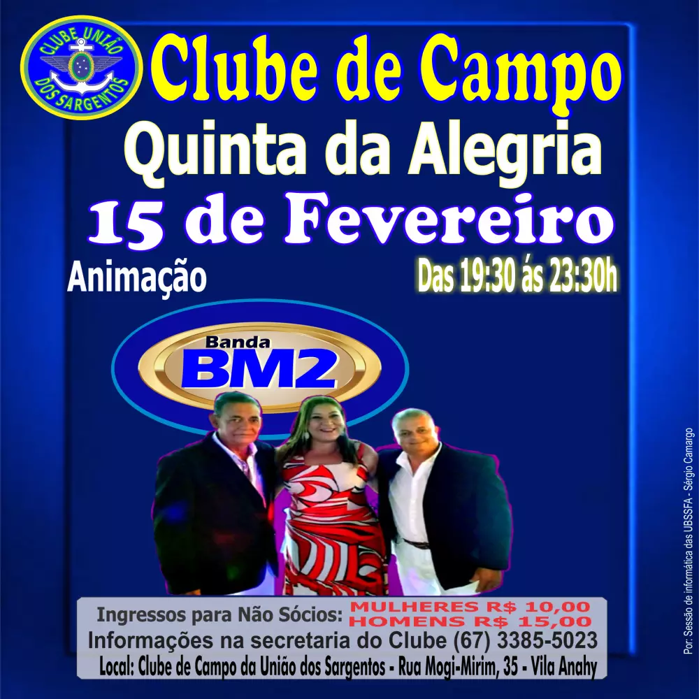 Quinta da Alegria no Clube de Campo 15/02/2024